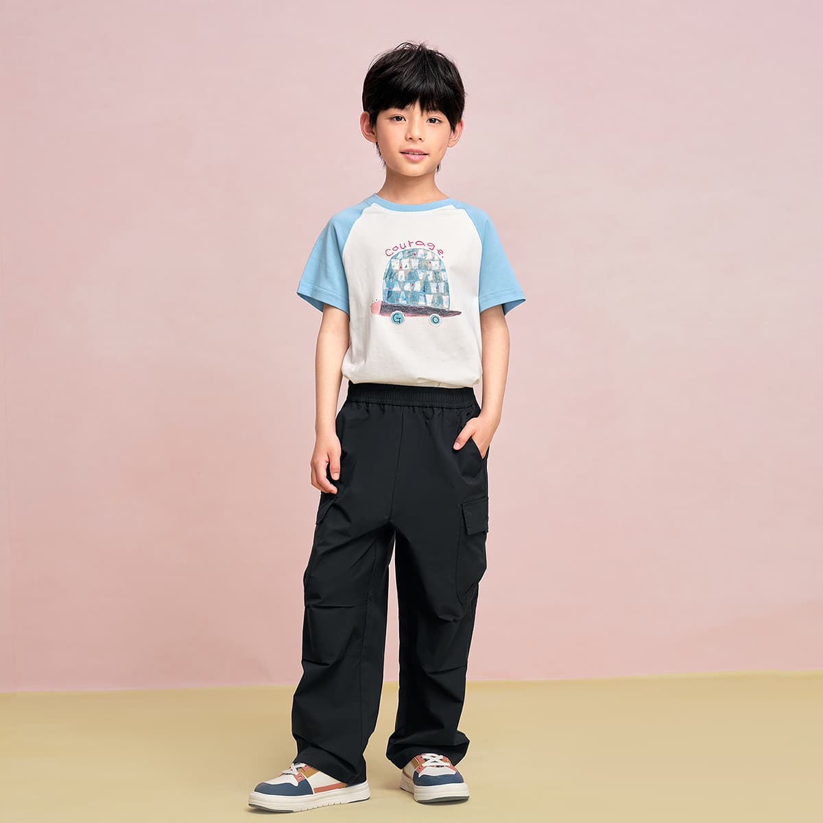 HLA Темно-синий 09 Kids Брюки - изображение 4