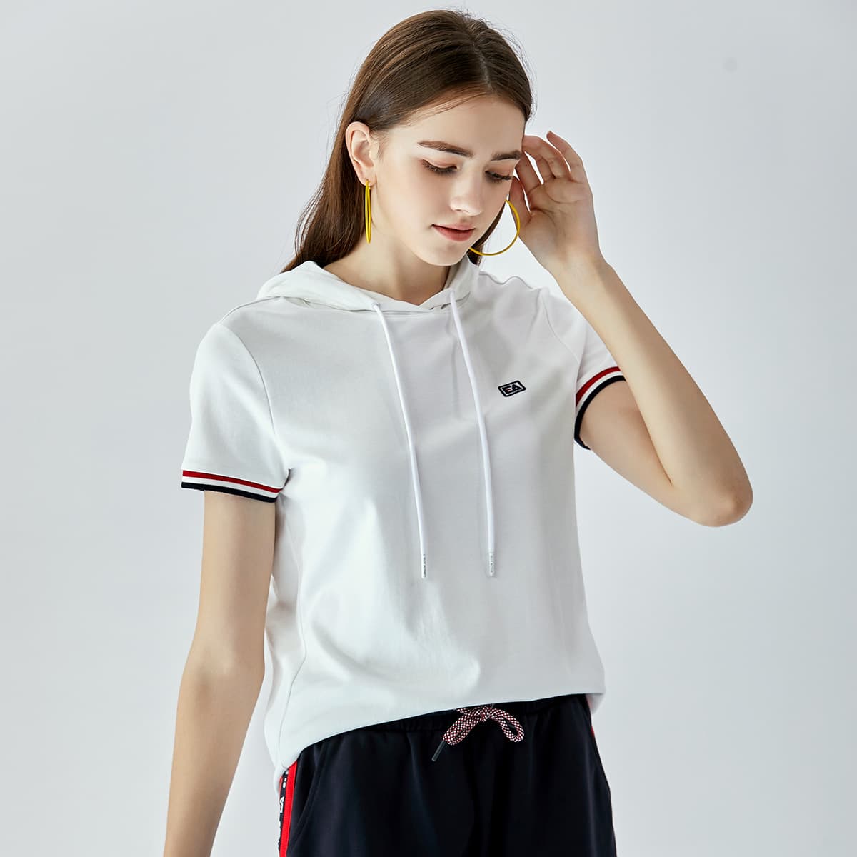 Футболка Elle Active Белый Женские T-рубашки - изображение 6