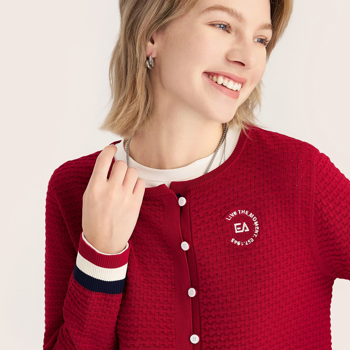 Кофта ELLE Active Трикотаж Кардиган Женские - изображение 5
