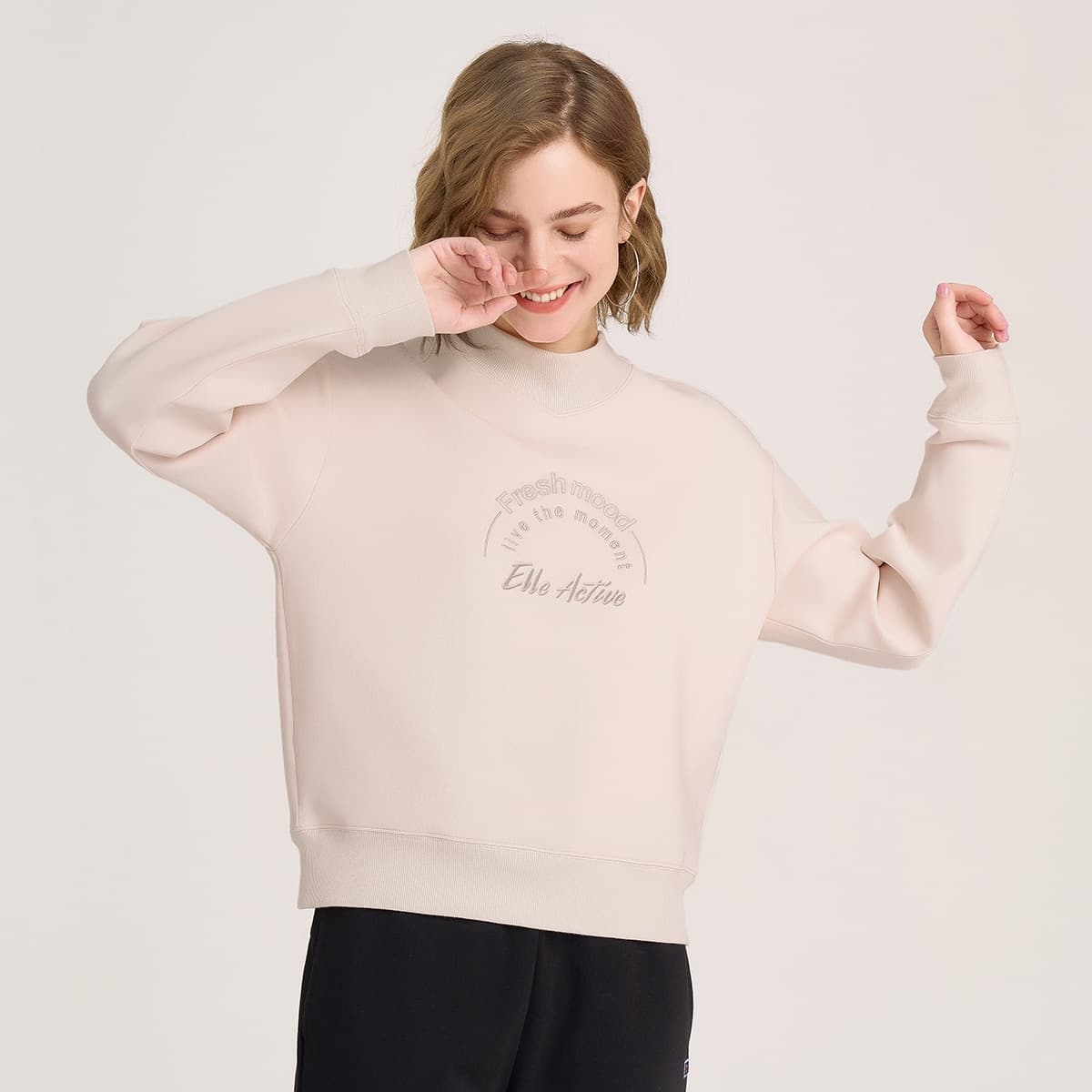 Худи Elle Active Абрикос Женские Толстовка - изображение 6