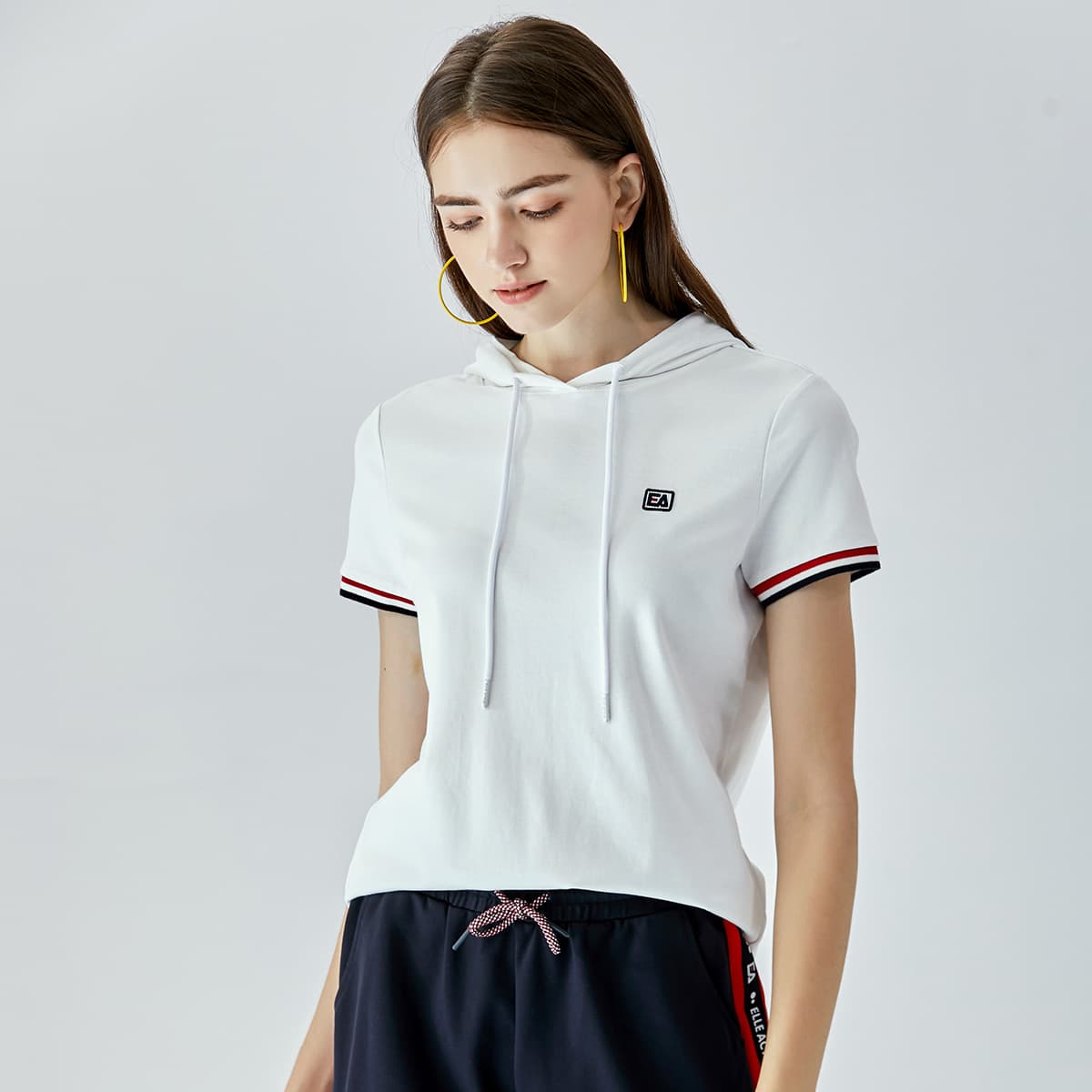 Футболка Elle Active Белый Женские T-рубашки - изображение 7