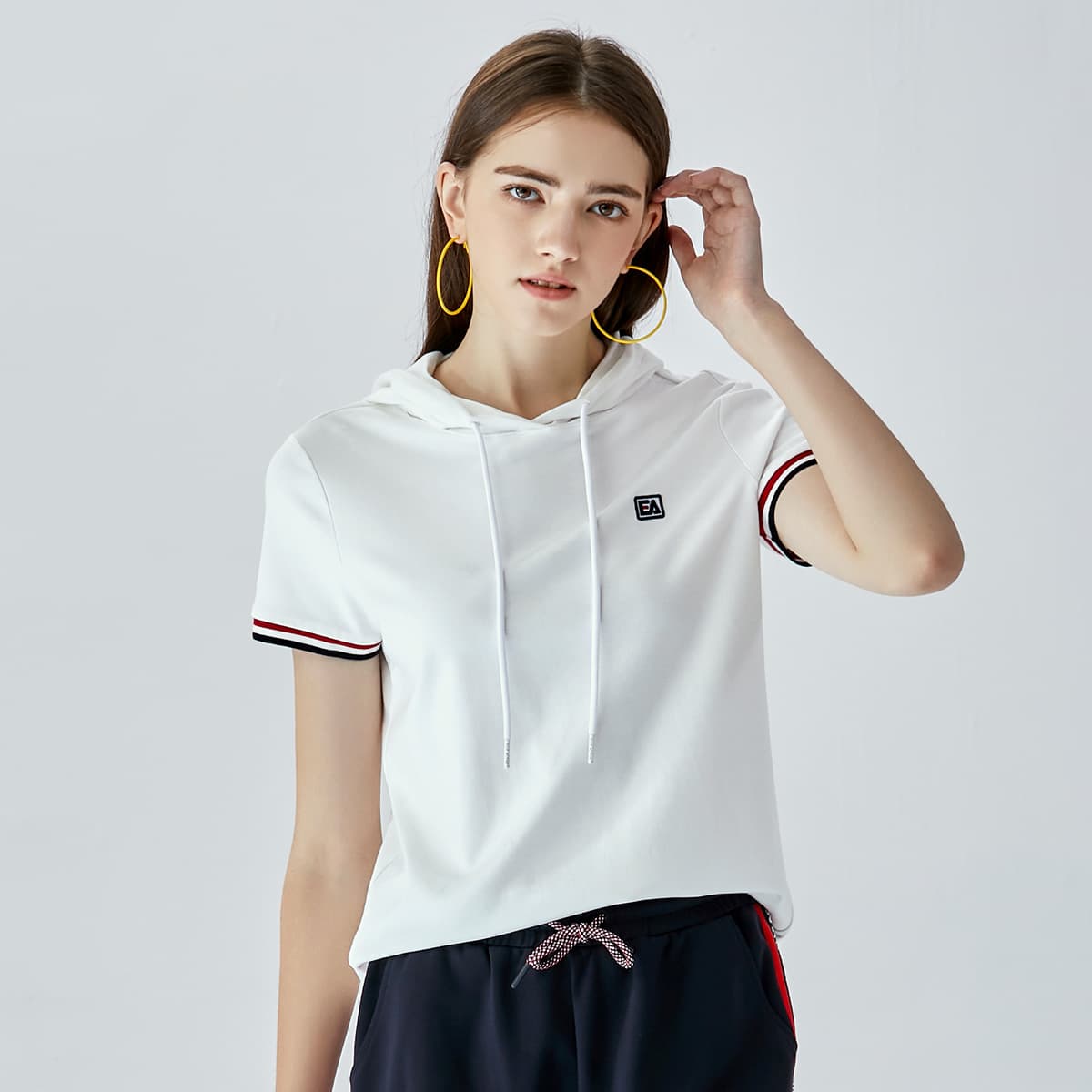 Футболка Elle Active Белый Женские T-рубашки - изображение 4