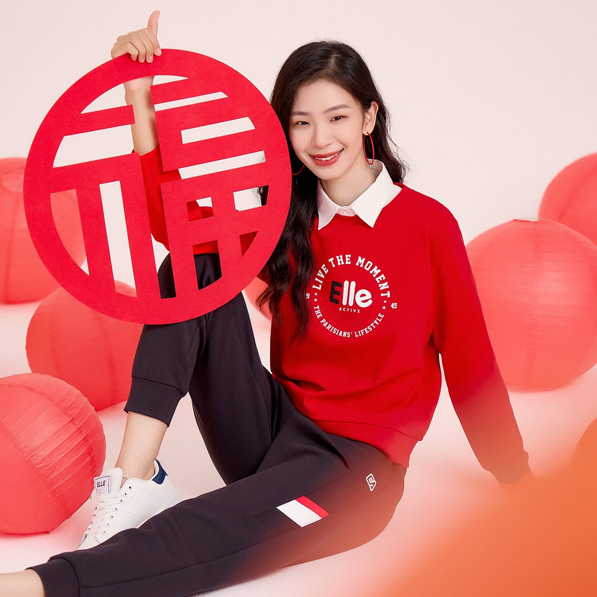 Худи Elle Active Logo - изображение 5