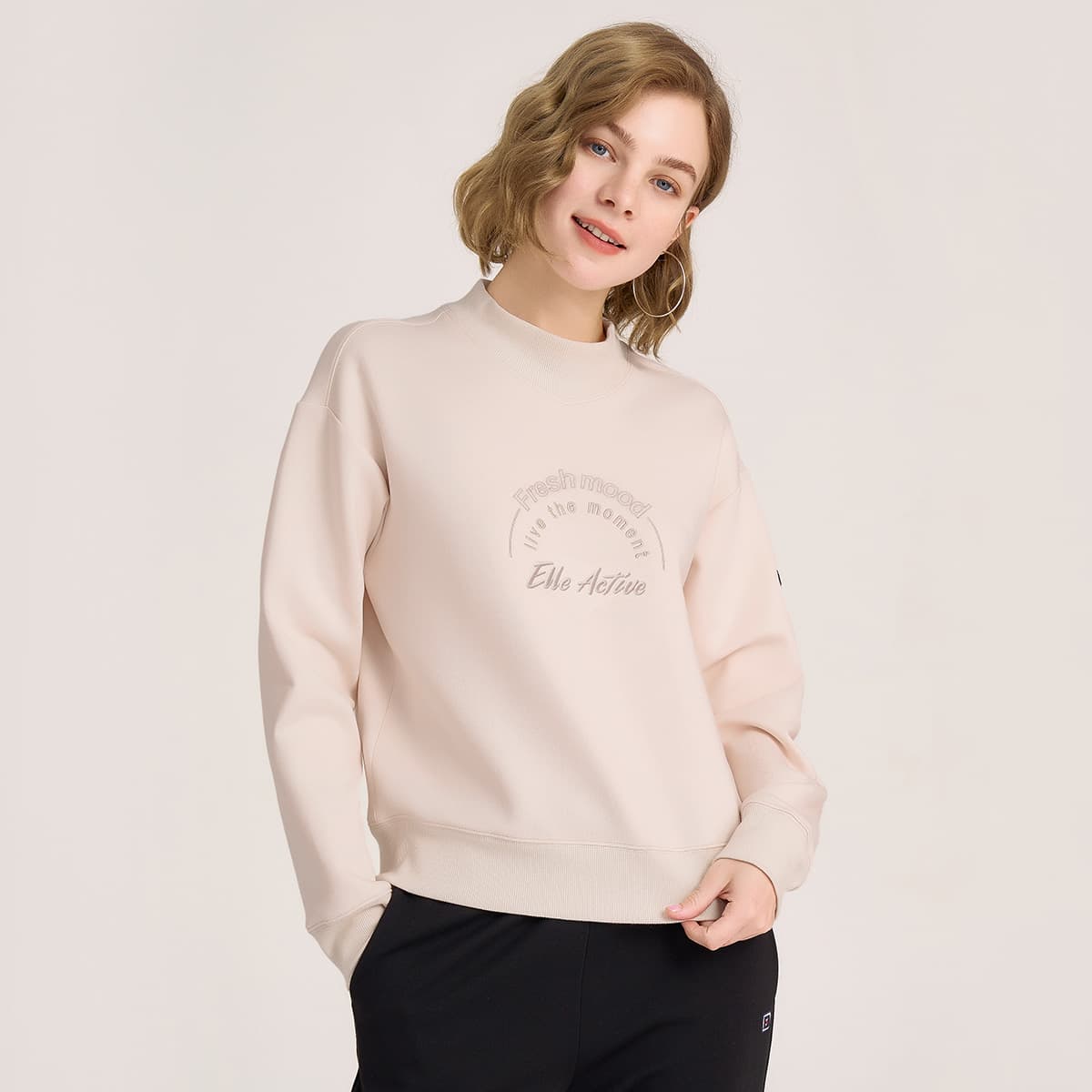 Худи Elle Active Абрикос Женские Толстовка - изображение 4