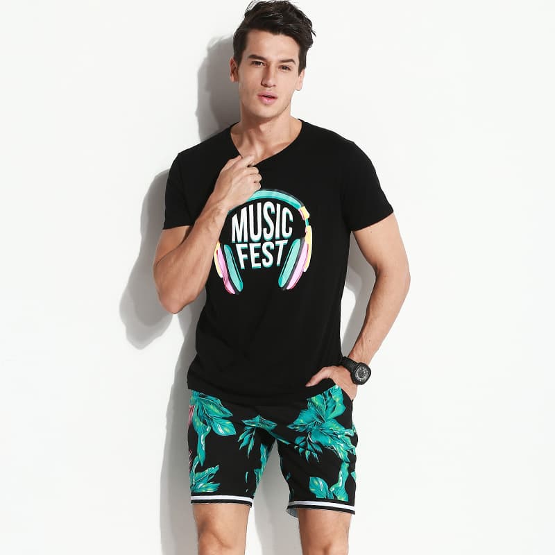 Шорты Gailang Leaf Print Shorts - изображение 5