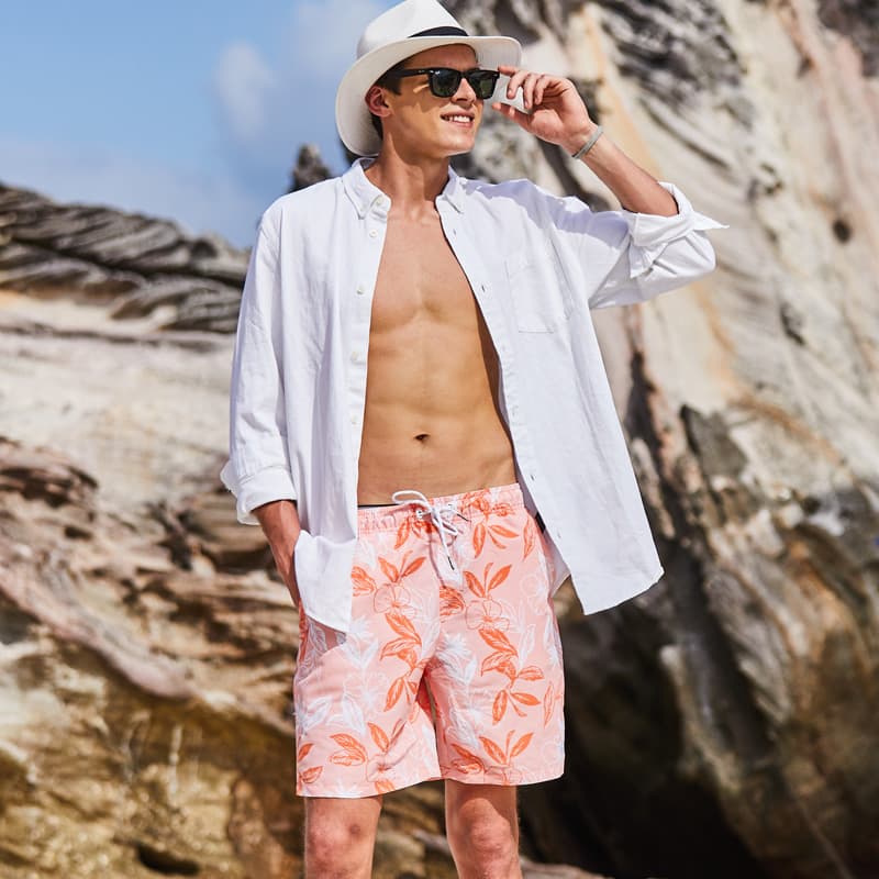 Gailang Floral Quick-Dry Beach Shorts - изображение 3