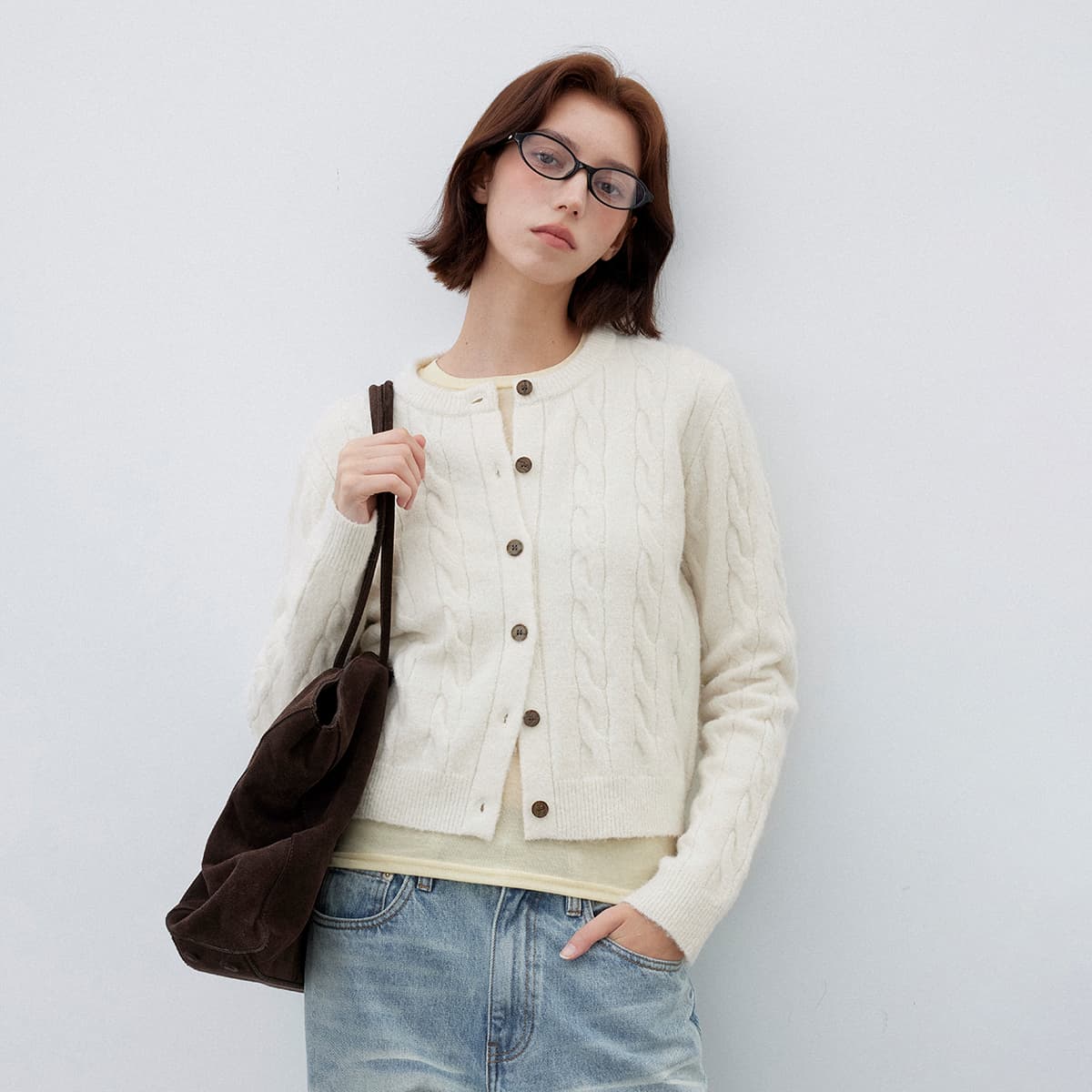 Кофта 714STREET Трикотажная ткань Кардиган Женские - изображение 2