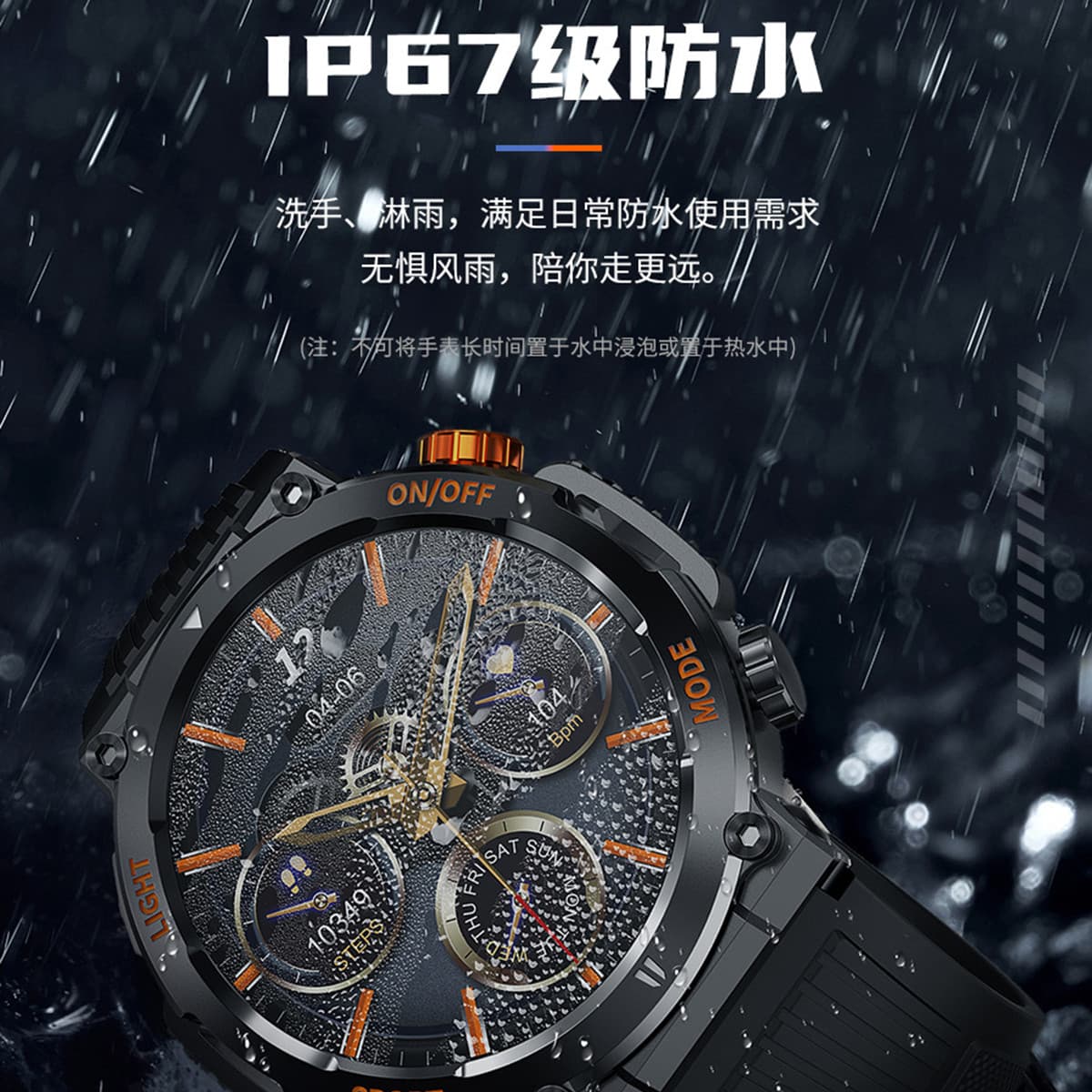 Smart часы MUYKUY HT17 LEDIP67 - изображение 7