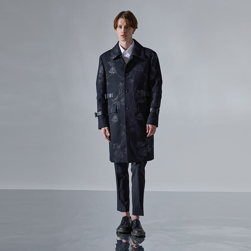 Пальто Andrew Mackenzie FW23 Black Coat - изображение 6
