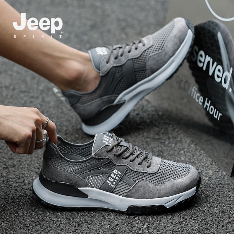 Кроссовки JEEP SPIRIT Износостойкий Легкий Износостойкий и Низкий Топ Повседневная Обувь Мужская - изображение 8