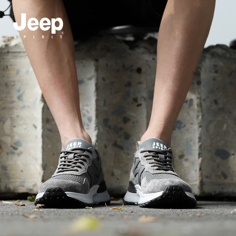Кроссовки JEEP SPIRIT Износостойкий Легкий Износостойкий и Низкий Топ Повседневная Обувь Мужская - изображение 10