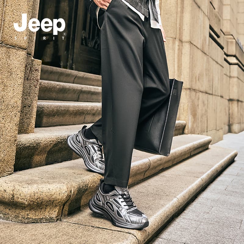 Кроссовки JEEP SPIRIT Низкий Топ Повседневная Обувь Мужская Бронза - изображение 8