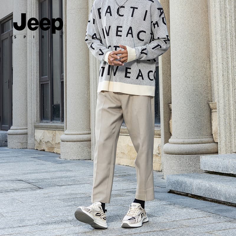 Кроссовки JEEP SPIRIT Низкий топ Повседневная обувь Мужская Полярный белый - изображение 8