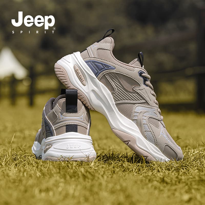 Кроссовки JEEP SPIRIT Низкий Топ Уличная Обувь Мужская Естественный Олень - изображение 6