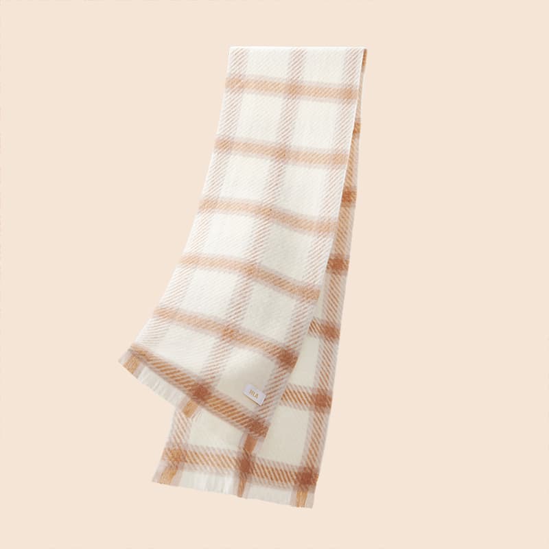 Шарф HLA Sheep Wool Knit Платки Женские - изображение 2