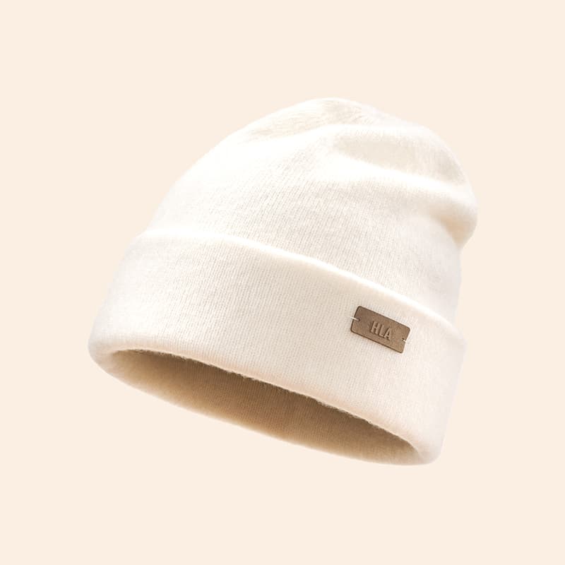 Шарф HLA Эластан Полиэфирное волокно Sheep Wool Knit Платки Унисекс - изображение 2
