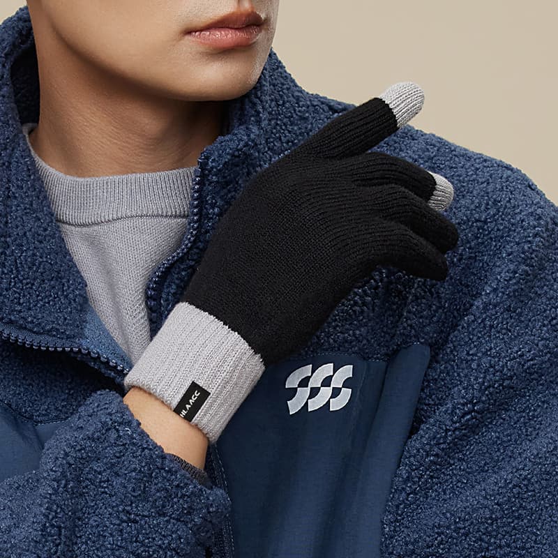HLA Эластан Полиэстер и акрил Полиамид Sheep Wool Knit Пальцевые Мужской - изображение 3