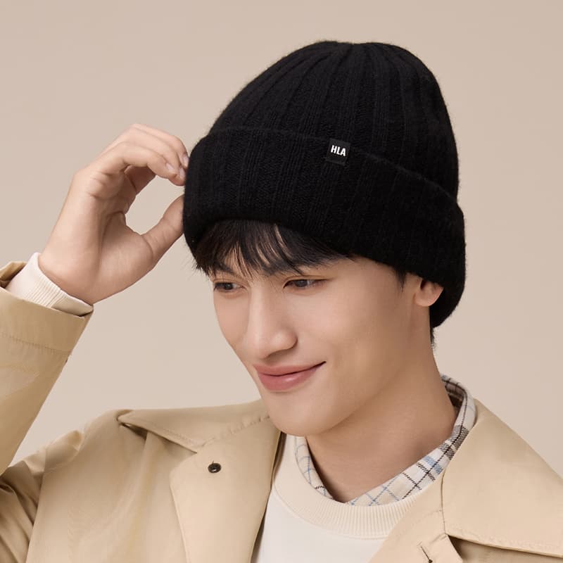 Шапка HLA Овечья шерсть Wool Beanies Мужской - изображение 2