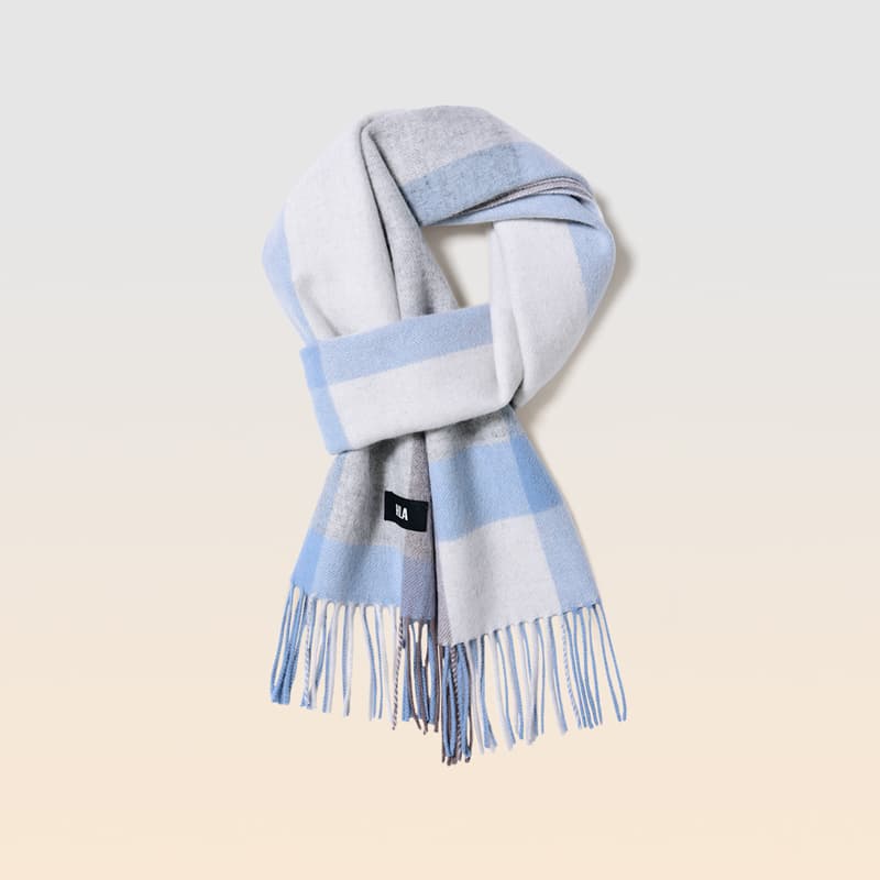 Шарф Шарфы из овечьей шерсти HLA Knit Унисекс - изображение 5