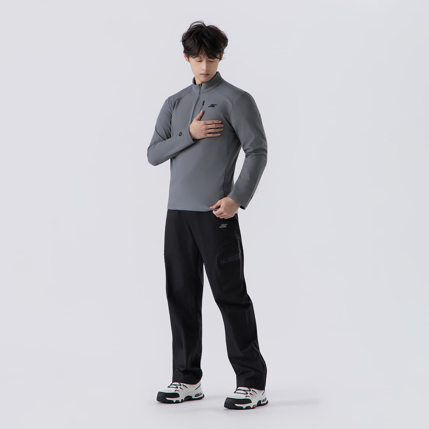 Skechers Спортивный термальный топ для мужчин - изображение 4