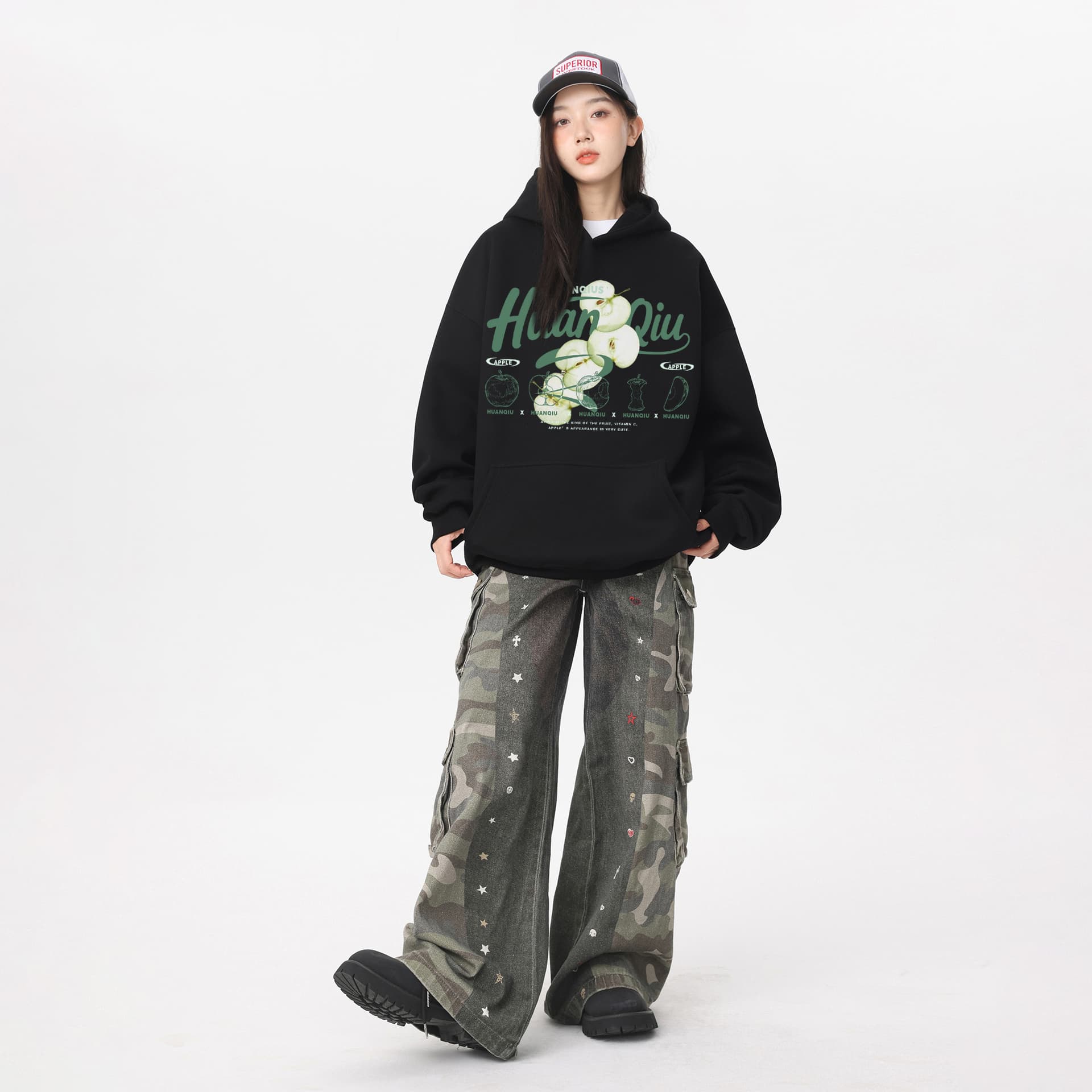 Худи HUANQIU 420oversized - изображение 3