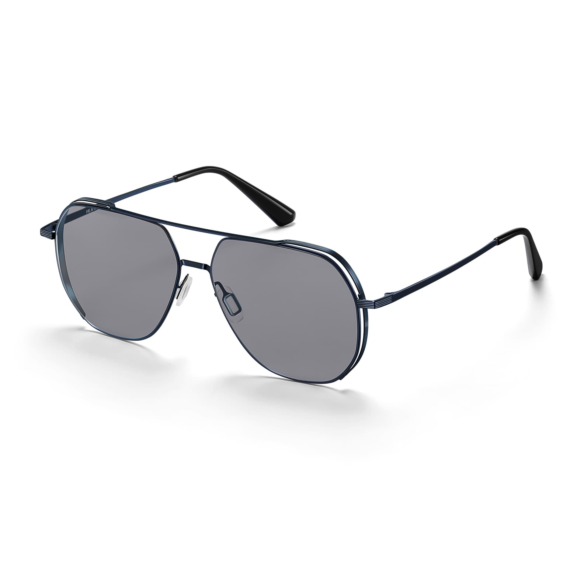 Солнцезащитные очки HLA Нержавеющая сталь Aviator Солнцезащитные очки Унисекс - изображение 4