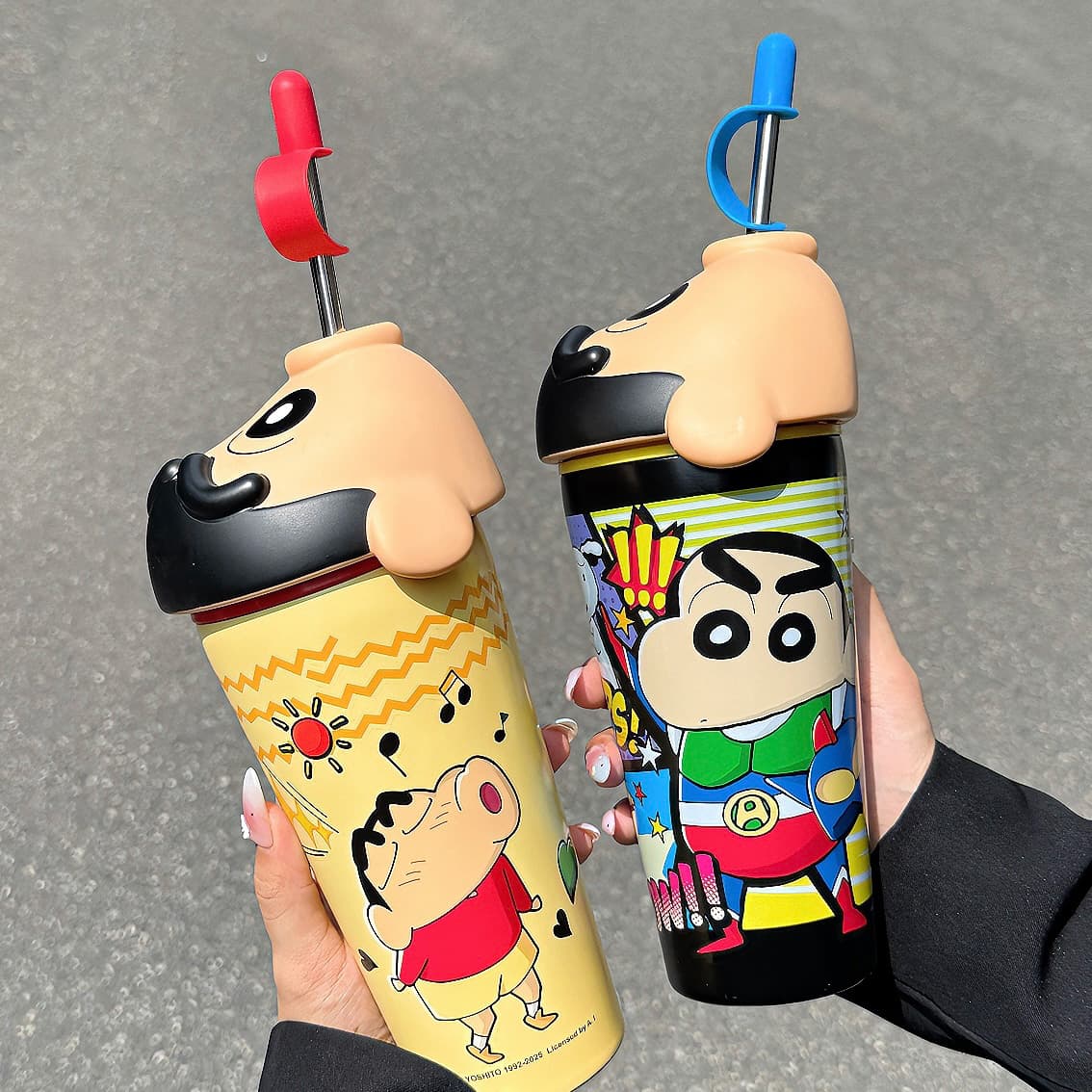 Crayon Shinchan Термос Подстаканник Желтый 635 мл - изображение 2