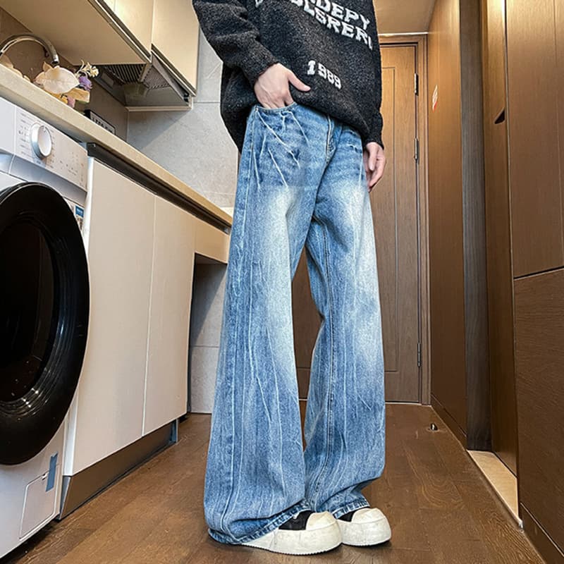 Штаны JASONWOOD Градиент Синий Унисекс Джинсы - изображение 4