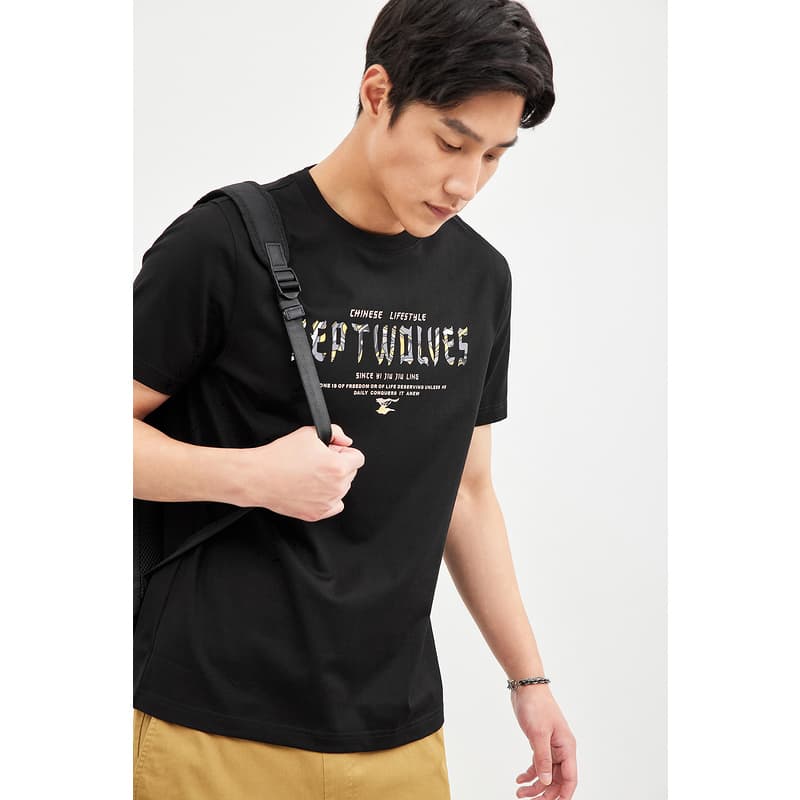 Футболка SEPTWOLVES Casual Cotton T-Shirt - изображение 4