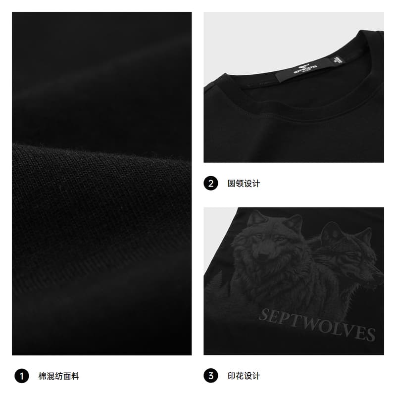 Футболка SEPTWOLVES T - изображение 4