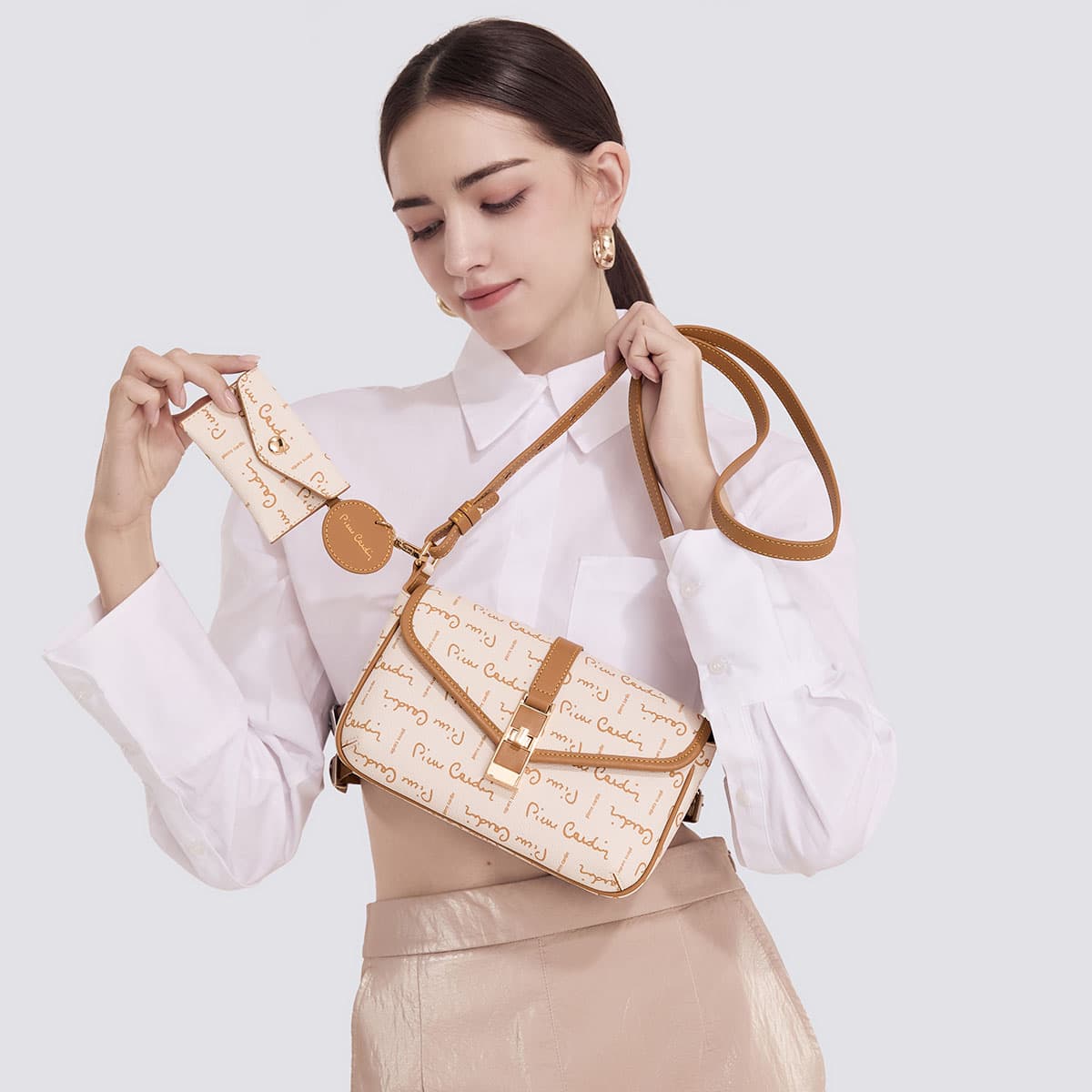 Мини-сумка PIERRE CARDIN Logo PVC - изображение 4