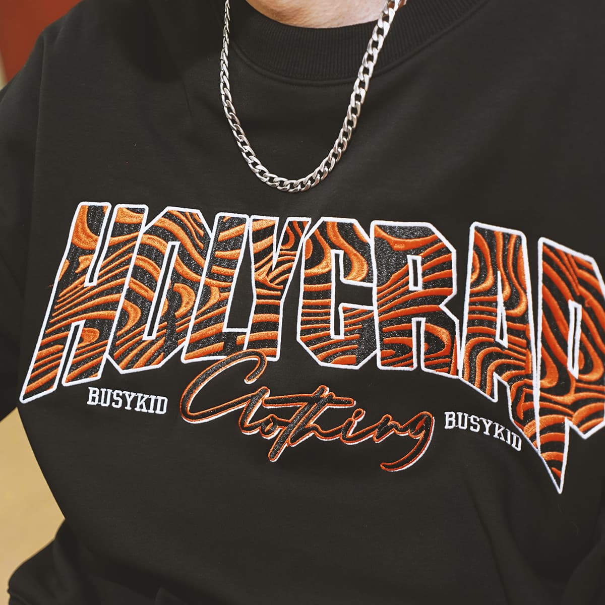 Кофта Holycrap ZEBRA EMBROIDERY SWEATSHIRT - изображение 5
