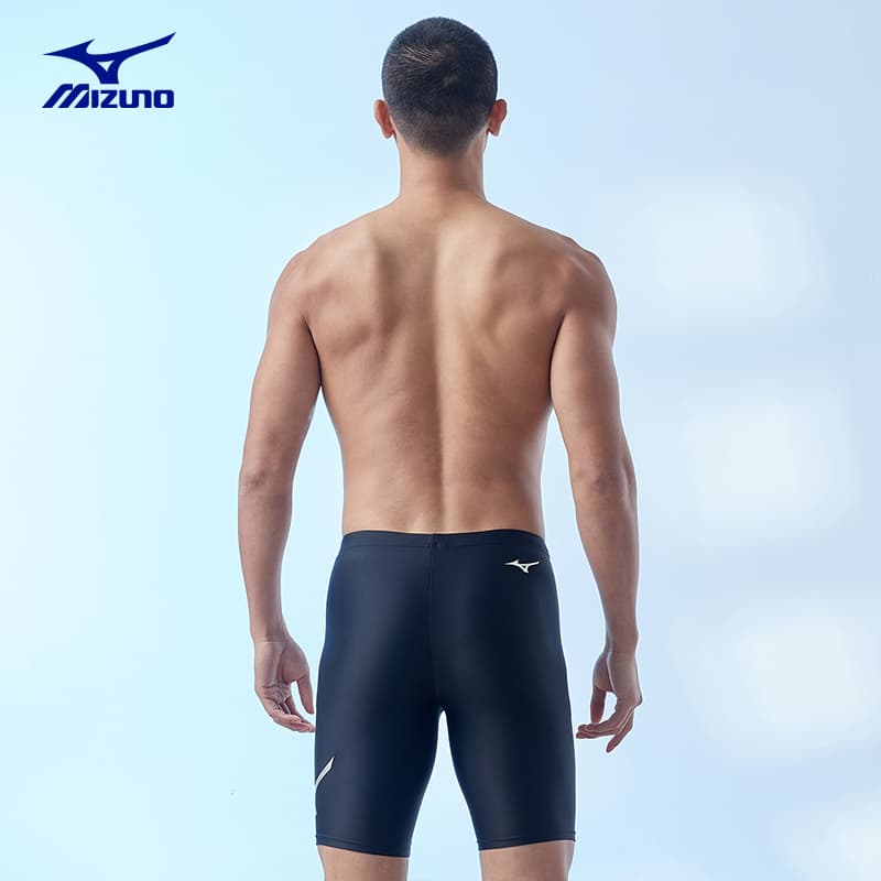 Mizuno Черный Серебряный Мужские Плавательные Шорты - изображение 3