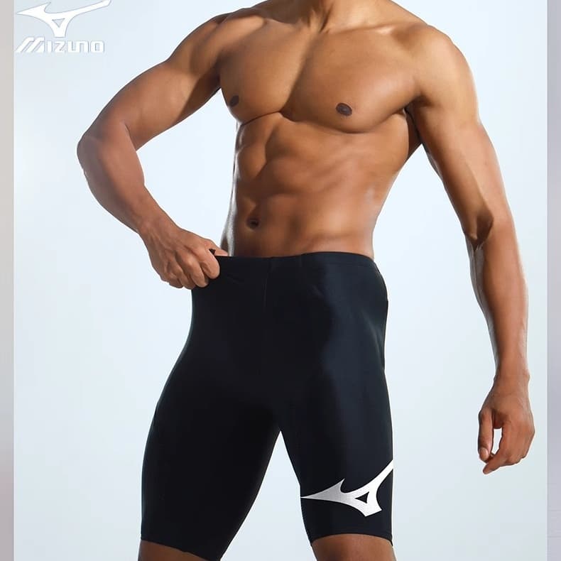 Mizuno Черный Серебряный Мужские Плавательные Шорты - изображение 2