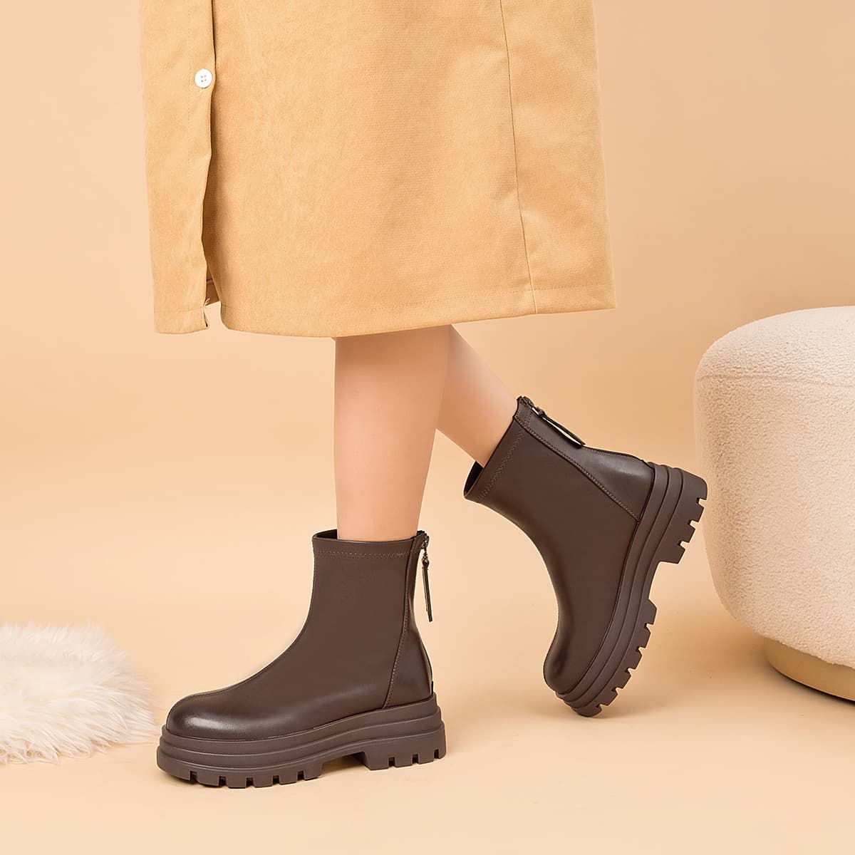 Сапоги AOKANG 5.3cm - изображение 4