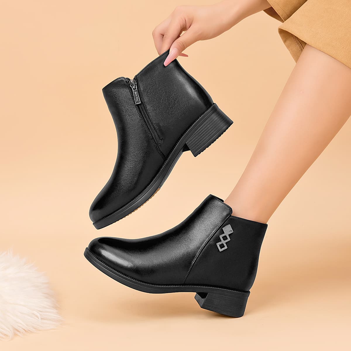 Сапоги AOKANG 3.5cm - изображение 4