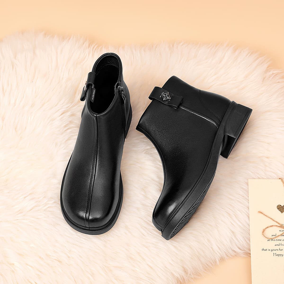 Сапоги AOKANG 3.5cm - изображение 4