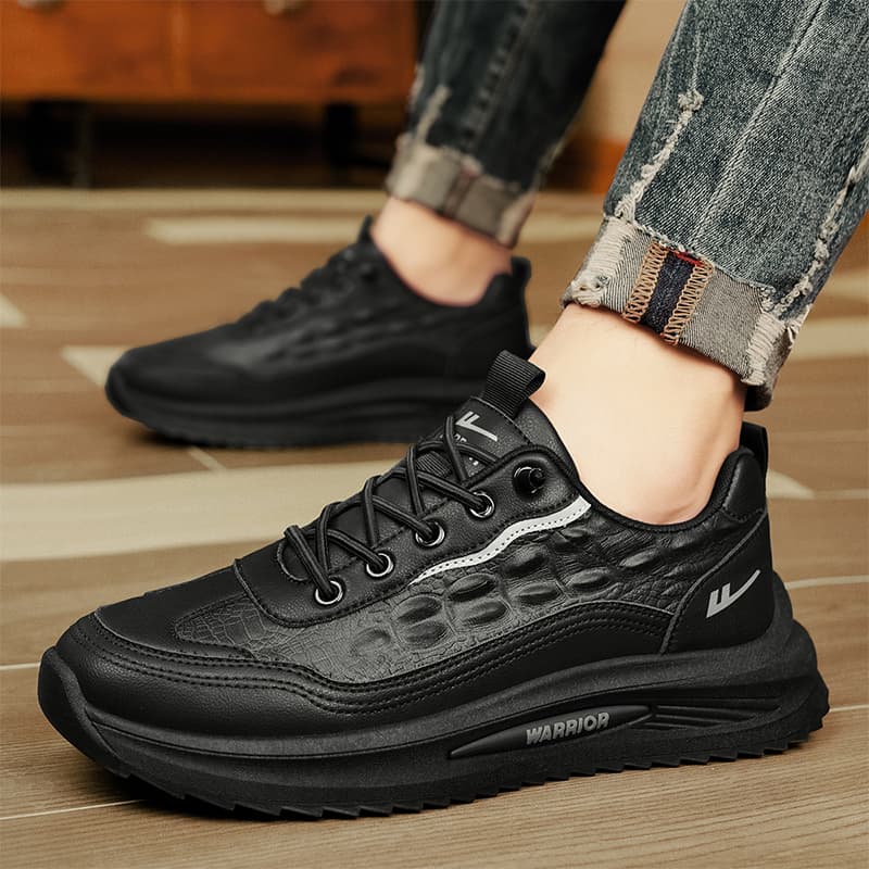 Кроссовки Warrior Slip On Обувь Без шнуровки противоскользящая устойчивая к истиранию легкая увеличивающая высоту - изображение 8