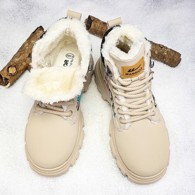 Ботинки Warrior Martin Boots Beige Black - изображение 6