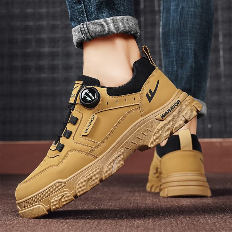 Ботинки Warrior Martin Boots Mid Heel Tan - изображение 7
