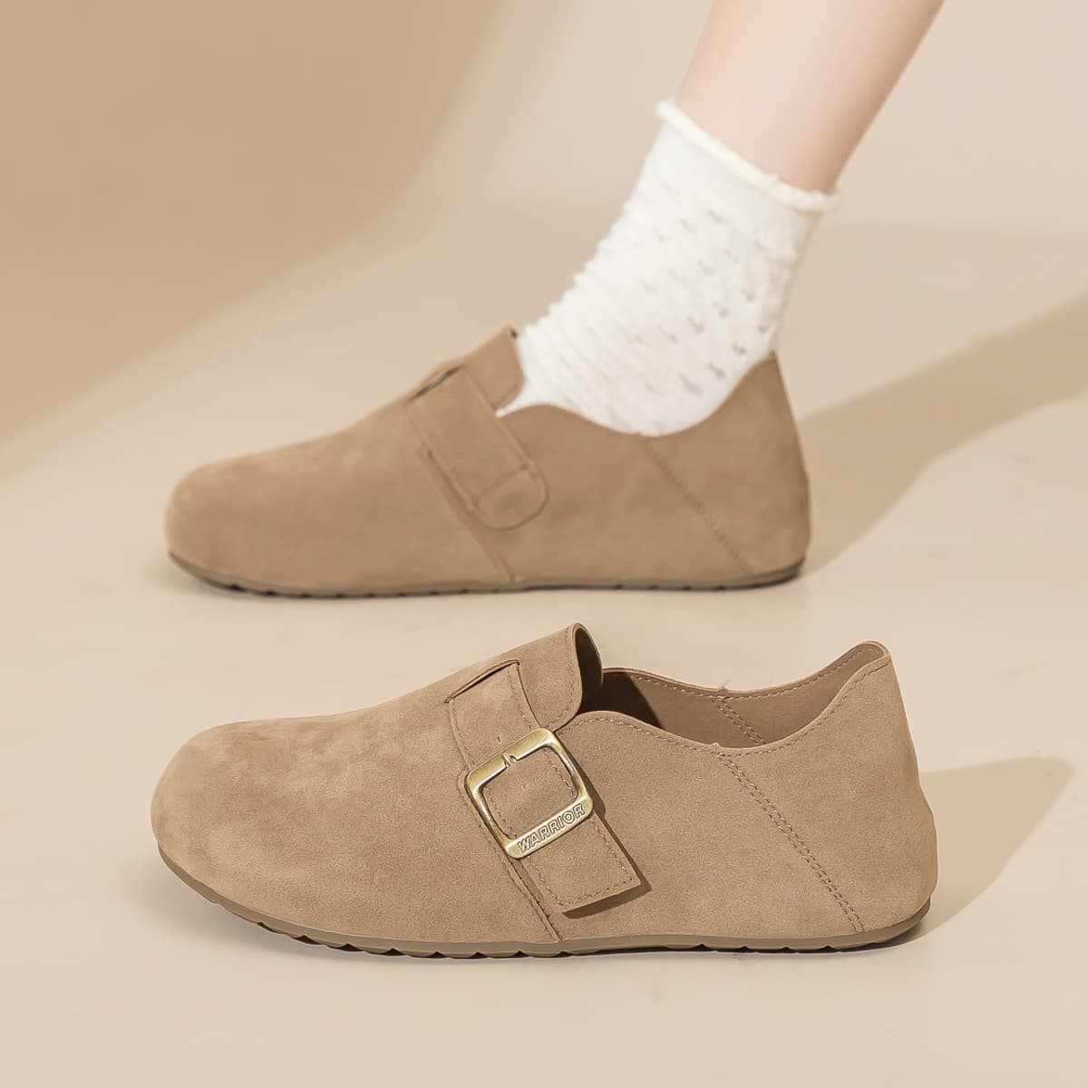 Сандалии Warrior Шов Обувь Birkenstock Женские Хаки - изображение 2