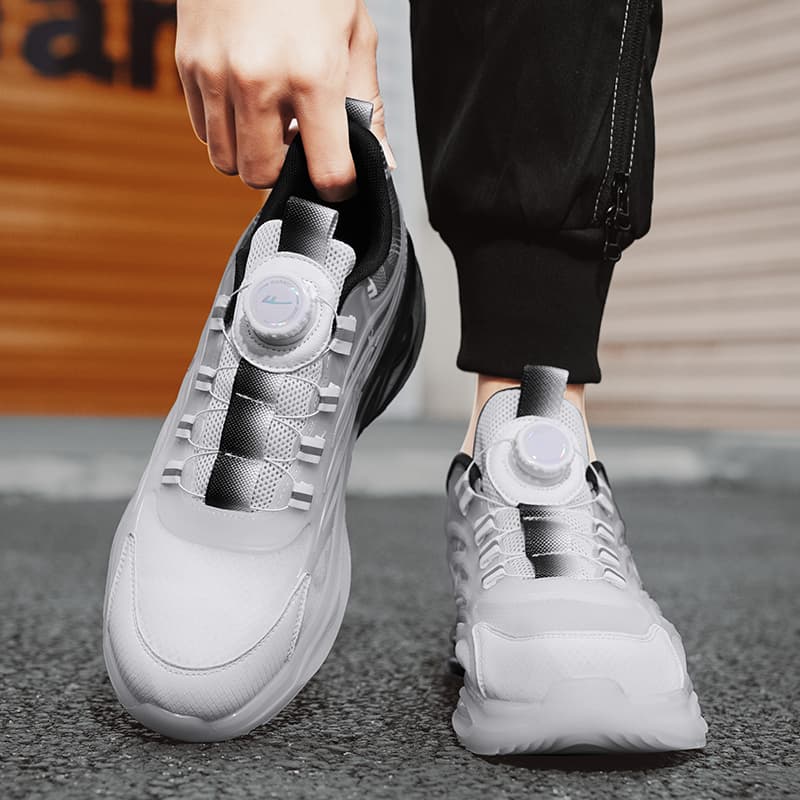 Кроссовки для бега WARRIOR Low Топ Беговые кроссовки Мужской Серый черный - изображение 7