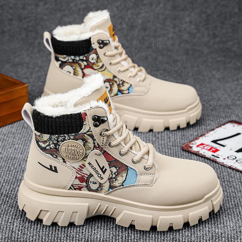 Ботинки Warrior Martin Boots Beige Black - изображение 3