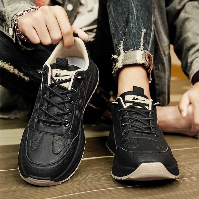 Кроссовки Warrior Slip On Обувь с увеличением высоты устойчивая к истиранию легкая противоскользящая - изображение 9