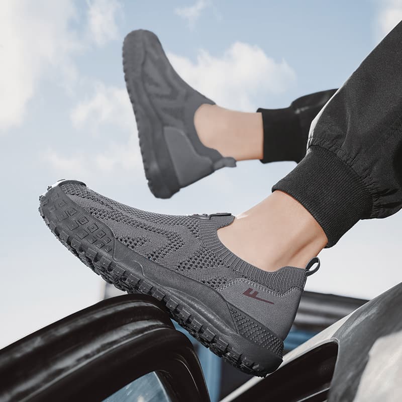 Кроссовки Warrior Slip On Обувь Без Шнуровки Покрытие Увеличивающее Высоту Устойчивость к Износу Легкая Дышащая Противоскользящая - изображение 7