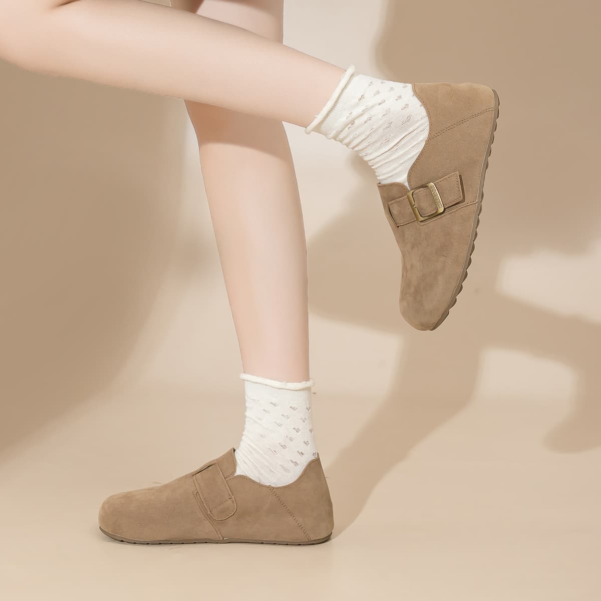 Сандалии Warrior Шов Обувь Birkenstock Женские Хаки - изображение 4