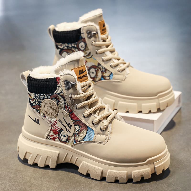 Ботинки Warrior Martin Boots Beige Black - изображение 8