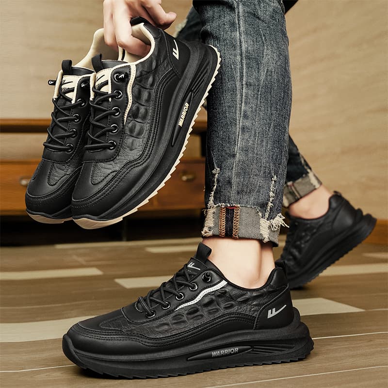 Кроссовки Warrior Slip On Обувь Без шнуровки противоскользящая устойчивая к истиранию легкая увеличивающая высоту - изображение 10