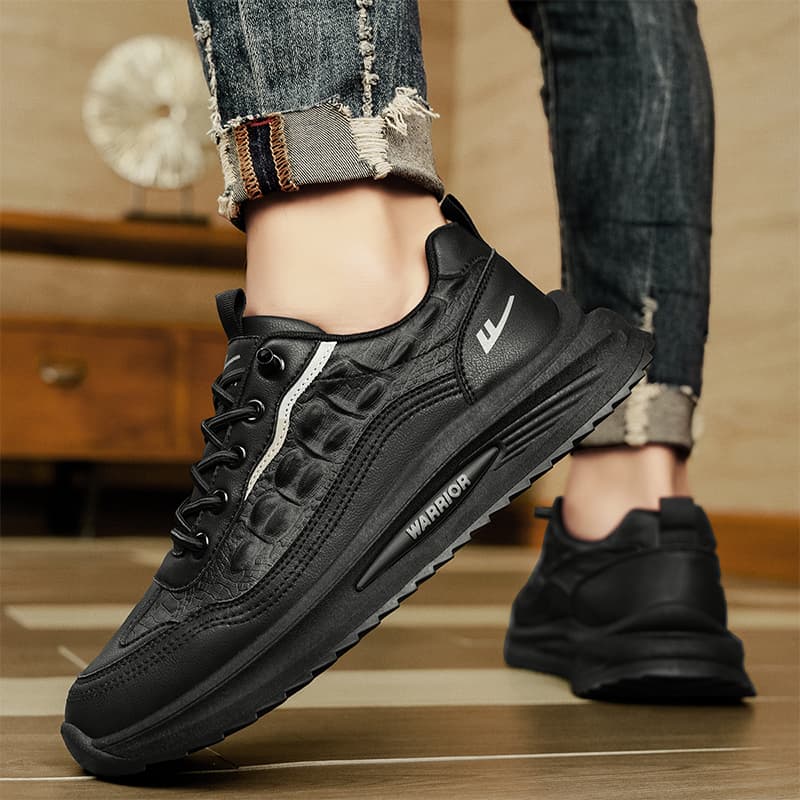 Кроссовки Warrior Slip On Обувь Без шнуровки противоскользящая устойчивая к истиранию легкая увеличивающая высоту - изображение 11