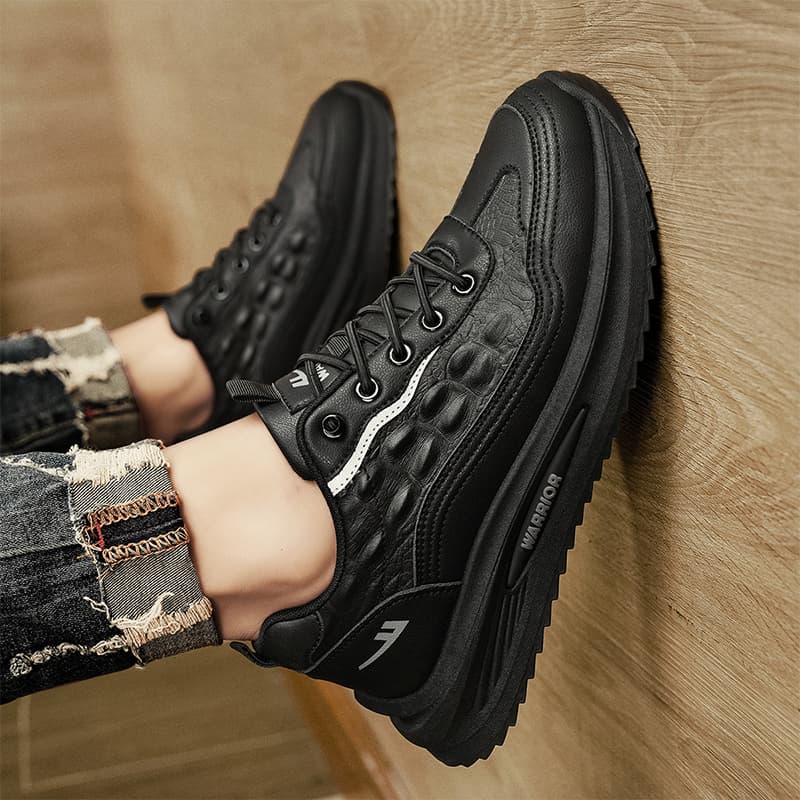 Кроссовки Warrior Slip On Обувь Без шнуровки противоскользящая устойчивая к истиранию легкая увеличивающая высоту - изображение 9